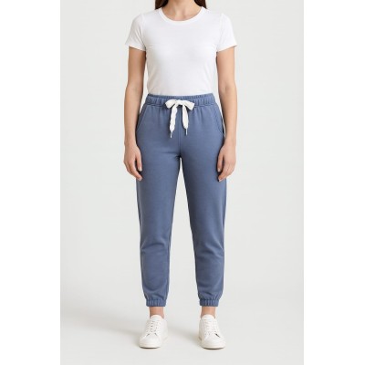 Pantalón Jogger Azul Suave – Made in Italy