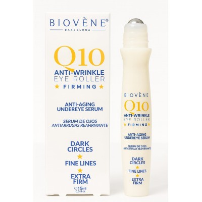 Q10 Anti-Wrinkle Eye Roller de Biovène serum reafirmante