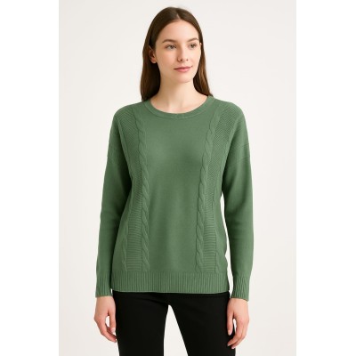 Jersey de punto verde – talla única