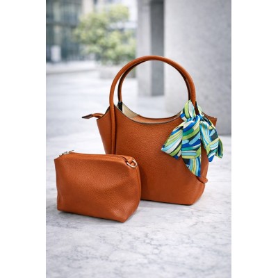 Bolso 2 en 1 con neceser a juego y correa