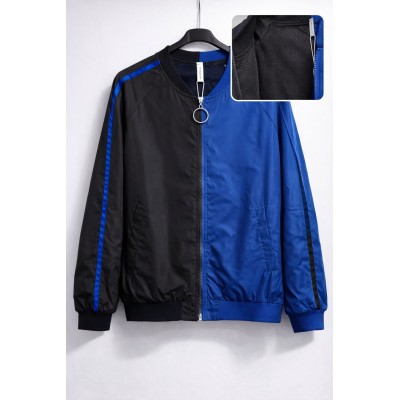 Chaqueta Sport Bicolor – Azul/Negra
