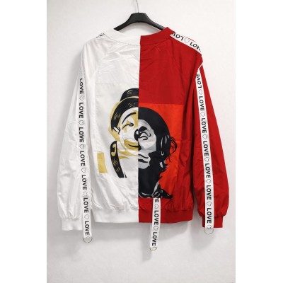 Chaqueta Sport Bicolor – Roja/Blanca