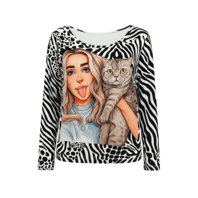 Blusa Animal Print gatito